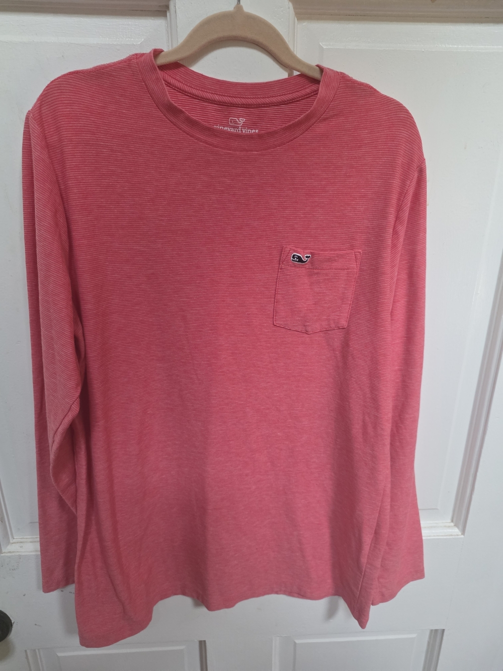 Vineyard Vines Boys "Edgartown" Long-Sleeve  Tee - Nantucket Red SizeM